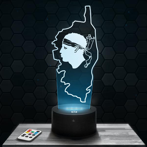Corsica
  Flag 3D LED LAMP with a base of your choice!
