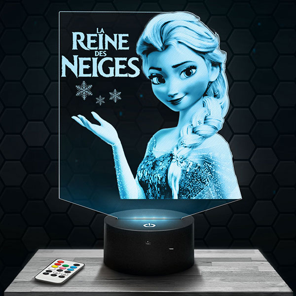 Frozen 3D
  LED Lamp with a base of your choice!