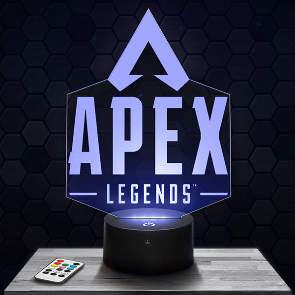 Apex
  Legends Logo 3D LED Lamp with a base  of your choice!