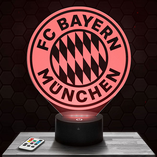 Bayern
  Munich Logo 3D LED Lamp with a base of your choice!