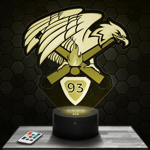 93rd
  Regiment 3D LED Lamp