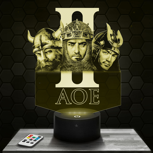 Age Of
  Empires 2 Cover 3D LED lamp