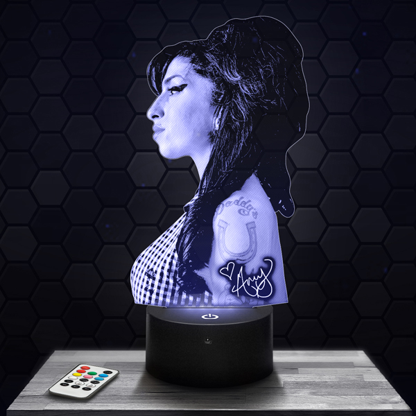 Amy
  Winehouse 3D LED lamp