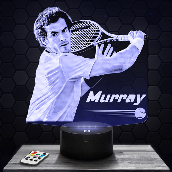 Andy
  Murray 3D LED lamp