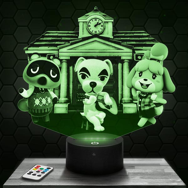 Animal
  Crossing 3D LED Lamp