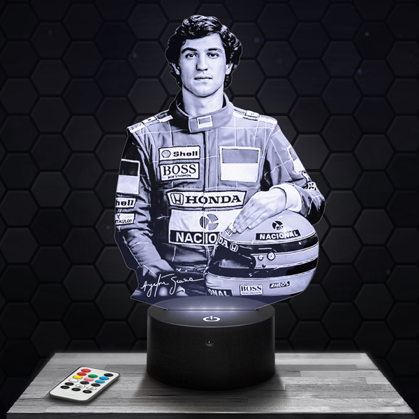 Ayrton
  Senna Bust 3D LED lamp