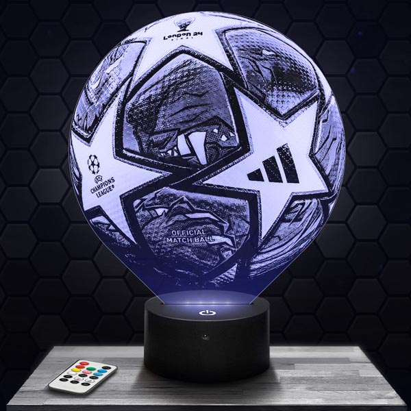 Champion’s
  League Football 3D LED Lamp