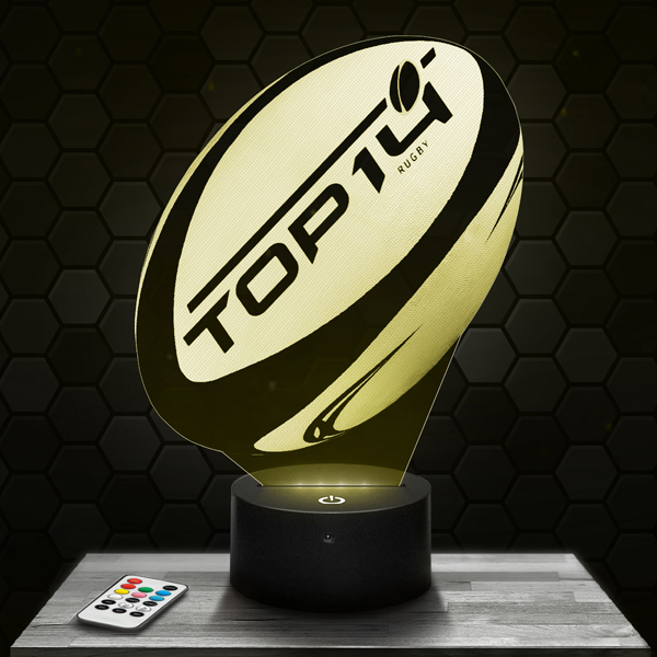 Rugby Ball
  Top 14 3D LED lamp