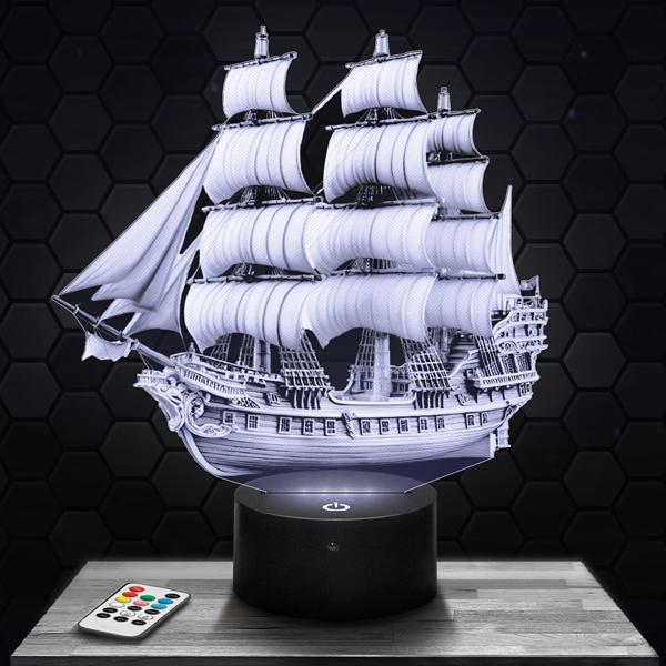 Pirate
  Ship 3D LED lamp