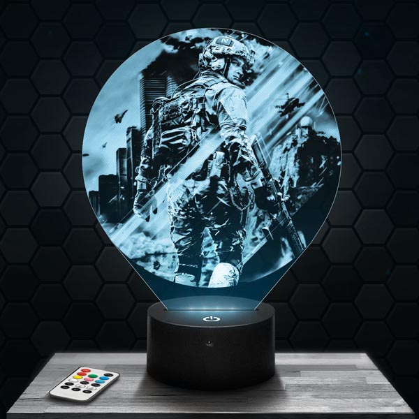 Battlefield
  2042 3D LED Lamp
