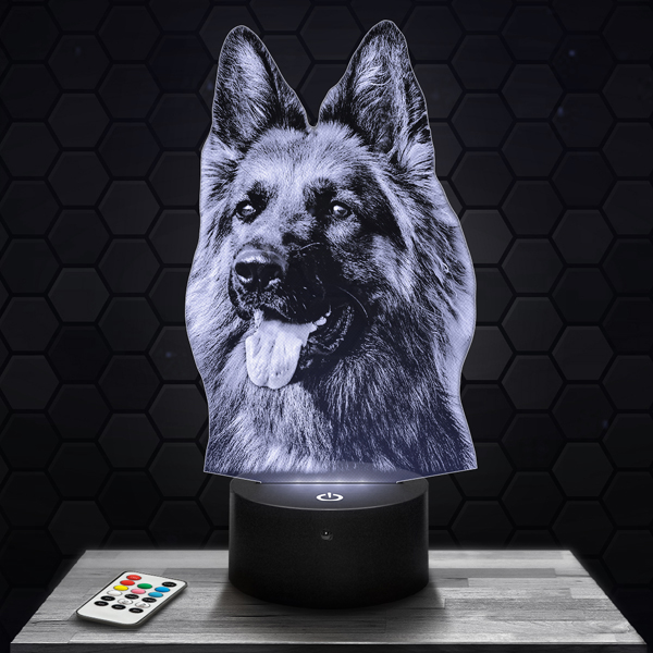 German
  Shepherd 3D LED lamp