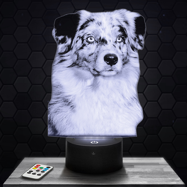 Australian
  Shepherd 3D LED lamp