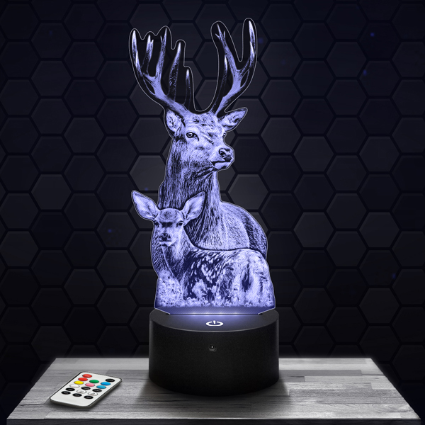 Doe &
  Deer 3D LED lamp