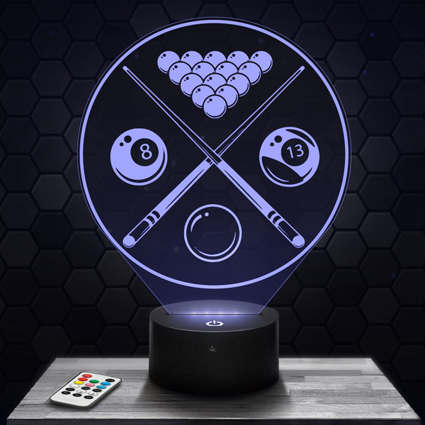 Billiards
  3D LED lamp