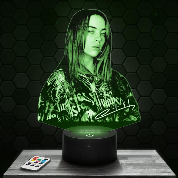 Billie
  Eilish 3D LED Lamp