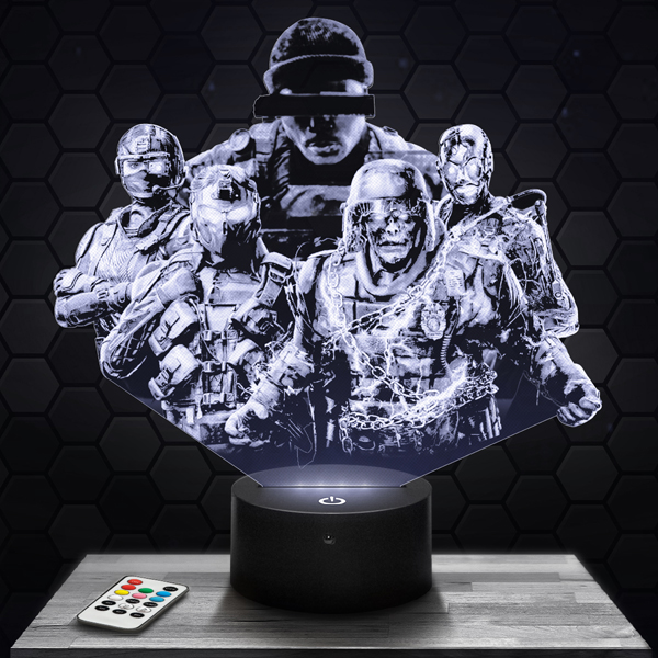 Call Of
  Duty Black Ops 6 3D LED lamp