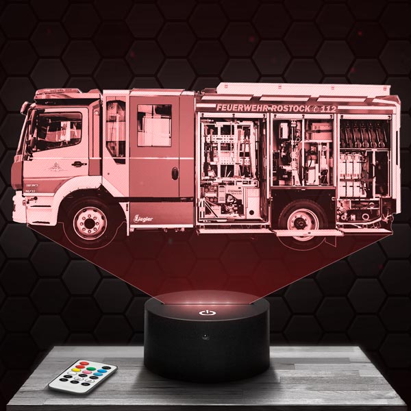 German
  Fire Truck 3D LED Lamp