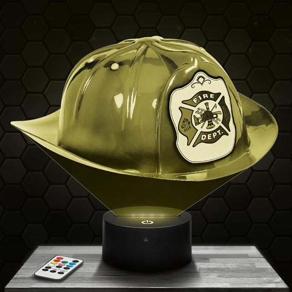 American
  Firefighter Helmet 3D LED Lamp