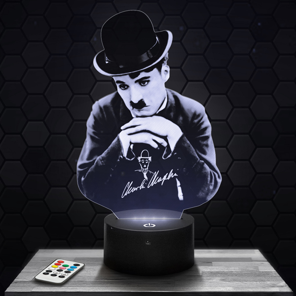 Charlie
  Chaplin 3D LED lamp