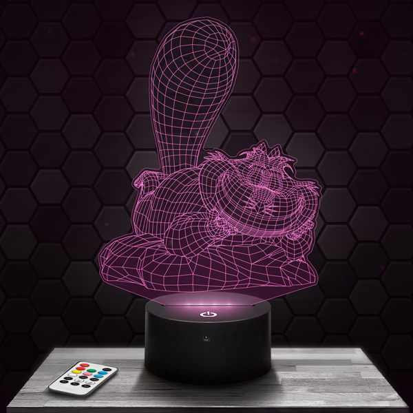 Cheshire
  Cat Alice in Wonderland 3D LED lamp