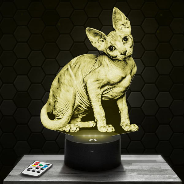 Sphynx Cat
  3D LED lamp