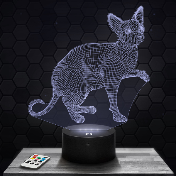 Sphynx Cat
  3D LED lamp