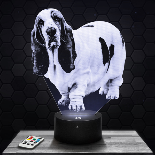 Basset
  Hound Dog 3D LED lamp