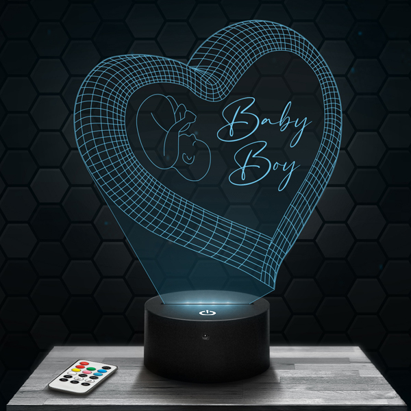 Heart Baby
  Boy 3D LED lamp