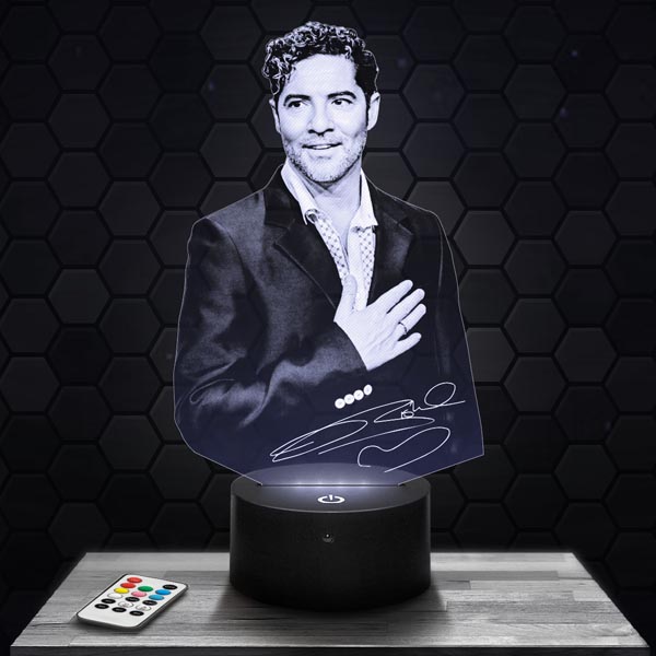 David
  Bisbal 3D LED Lamp