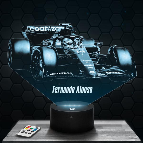 Fernando
  Alonso New Stable 3D LED Lamp