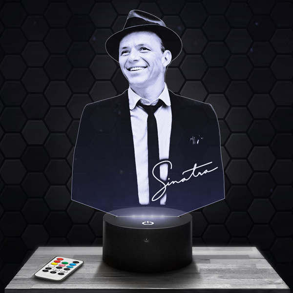 Frank
  Sinatra 3D LED lamp