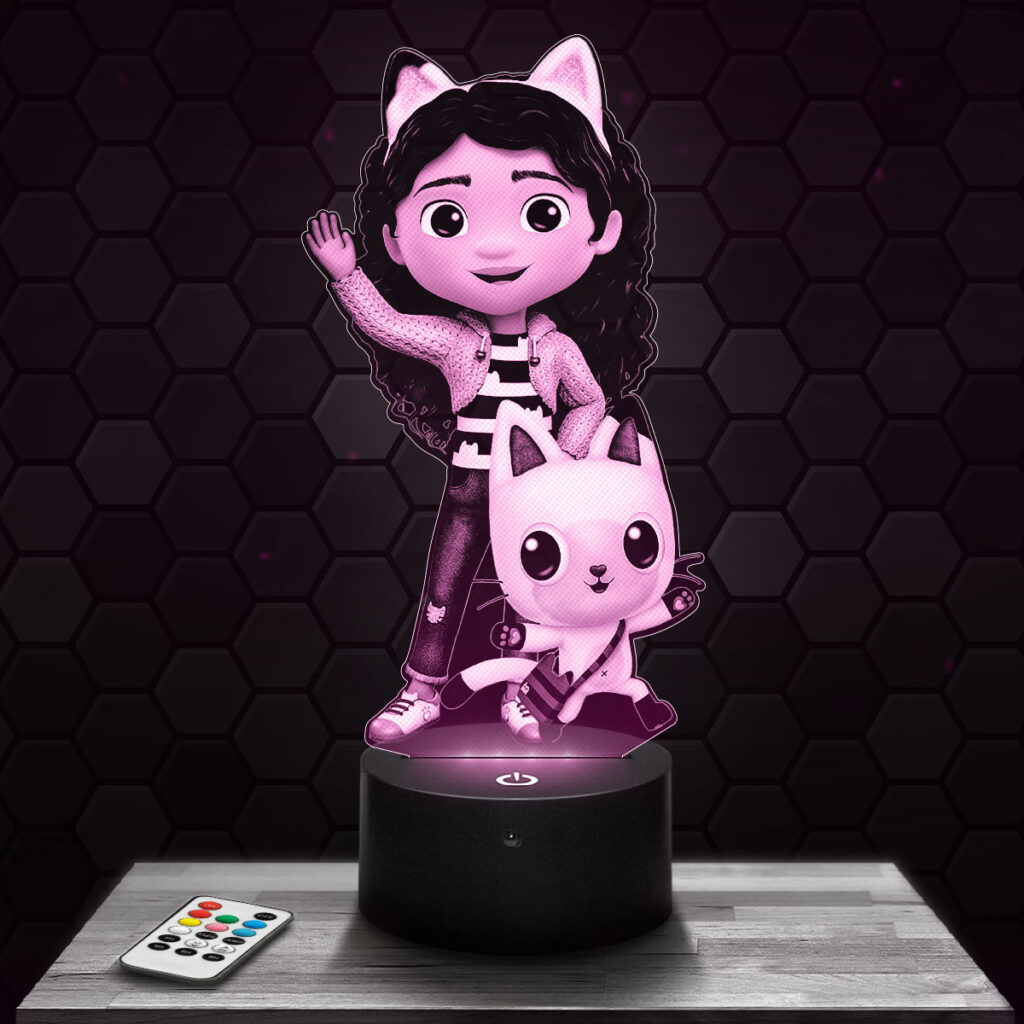 Gabby’s
  Dollhouse 3D LED lamp