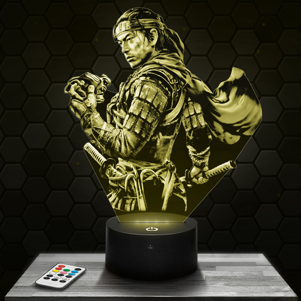 Ghost of
  Tsushima 3D LED lamp