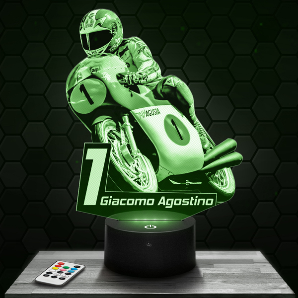 Giacomo
  Agostini 3D LED lamp