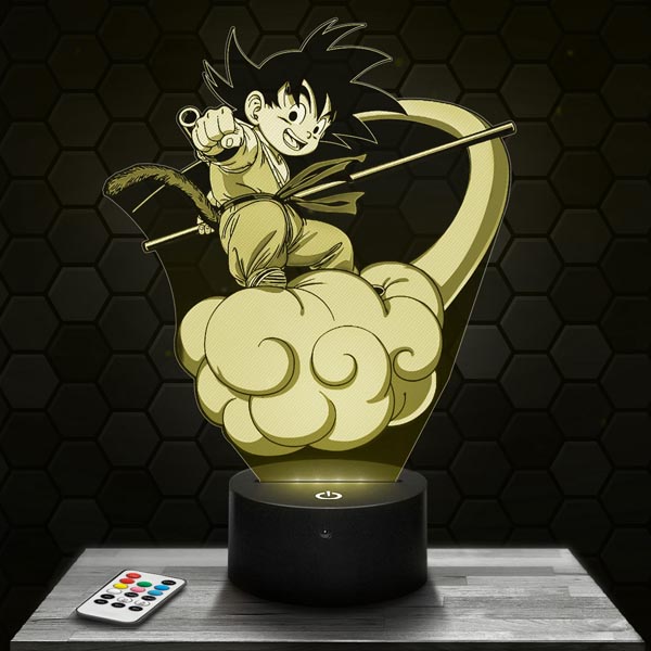 Dragon
  Ball Z Child Goku on his Flying Nimbus 3D LED Lamp