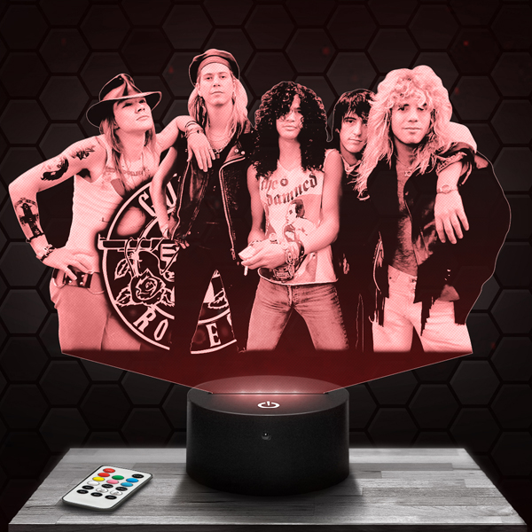Guns N
  Roses 3D LED lamp