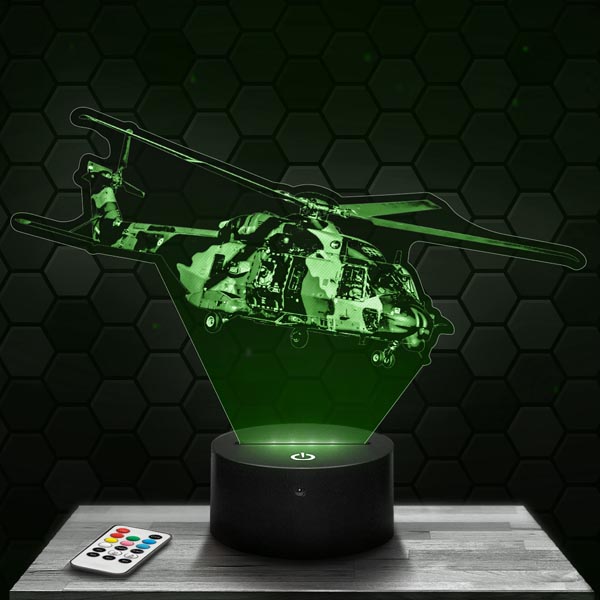 Army
  Helicopter 3D LED Lamp