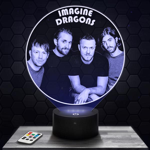 Imagine
  Dragons 3D LED Lamp
