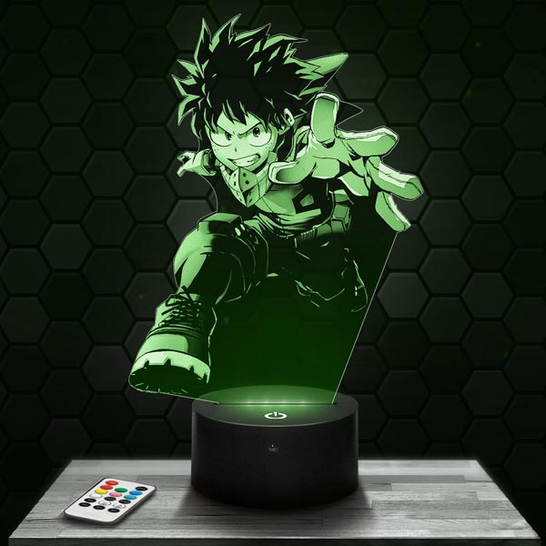 My Hero
  Academia Izuku Midoriya 3D LED Lamp