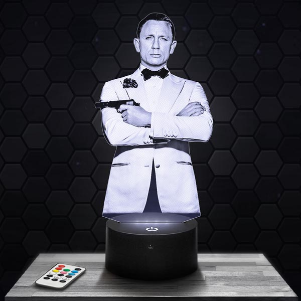 James Bond
  3D LED Lamp