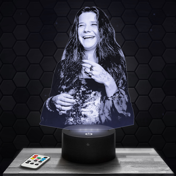 Janis
  Joplin 3D LED lamp