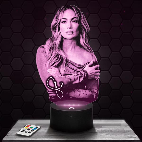 Jennifer
  Lopez 3D LED Lamp