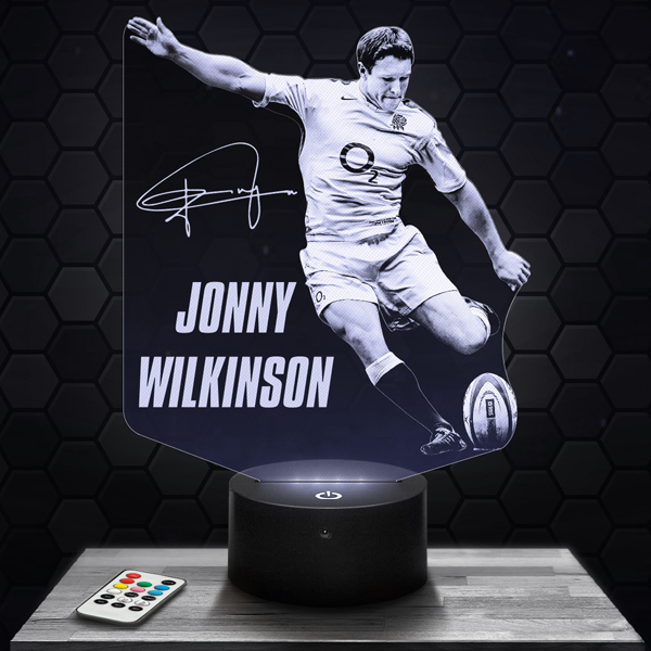 Jonny
  Wilkinson 3D LED lamp
