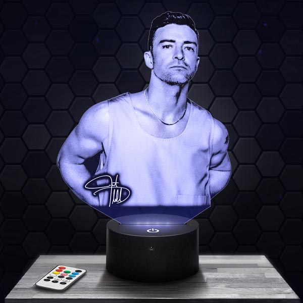 Justin
  Timberlake 3D LED Lamp
