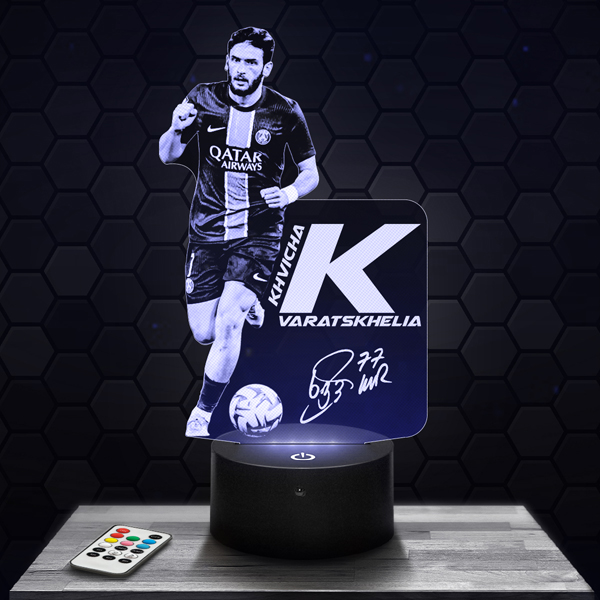Khvicha
  Kvaratskhelia PSG 3D LED lamp