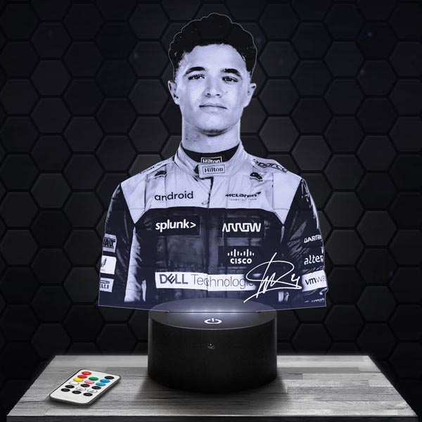 Lando
  Norris Bust 3D LED Lamp