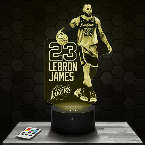 Lebron
  James Lakers City Edition 3D LED lamp