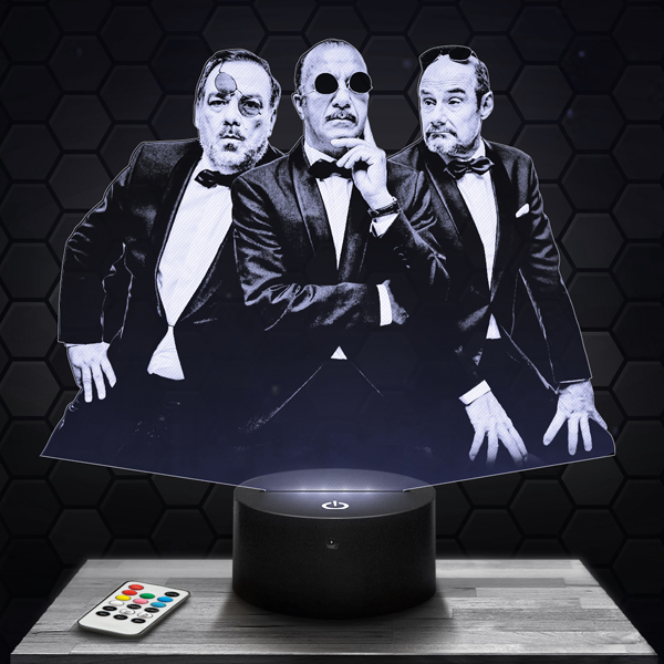 Les
  Inconnus 3D LED lamp