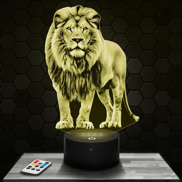Standing
  Lion 3D LED lamp