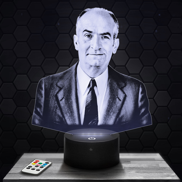Louis De
  Funès 3D LED lamp